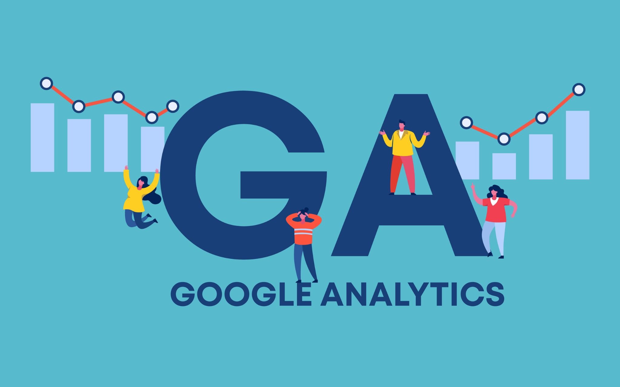 The GA Google Analytics logo